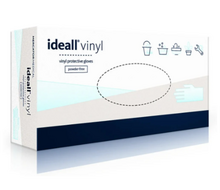 Перчатки виниловые неопудренные IDEALL р.S, 100 шт